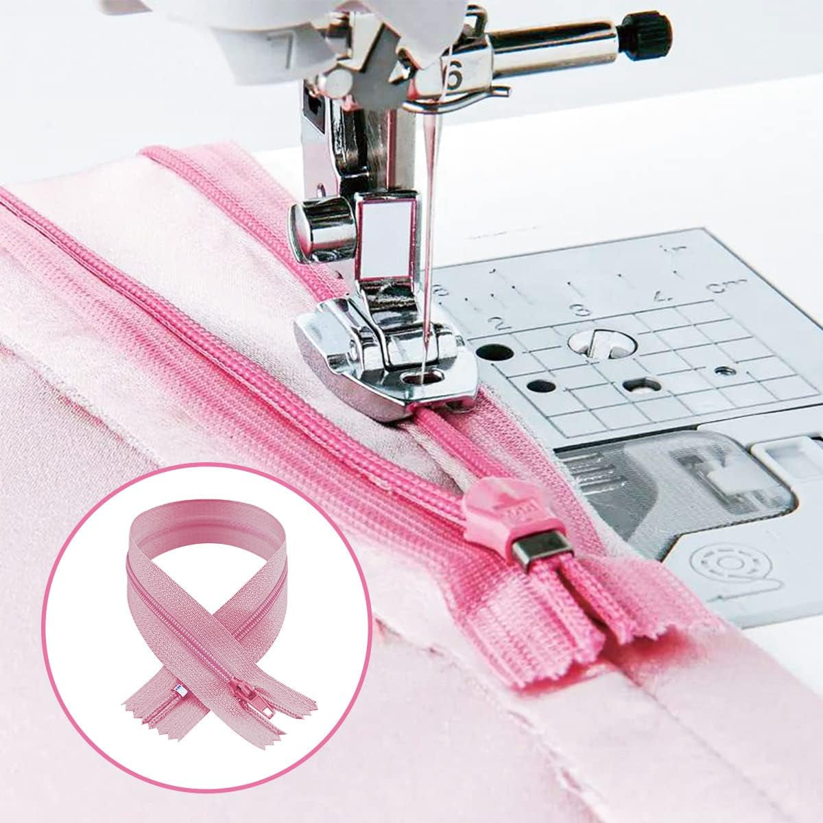 20 Pcs Nylon Coil Zippers Sewing Zippers for Tailor Sewing in 20 Assorted Colors Colorful Crafts Bulk Zipper Supplies Mixed Color Invisible Zippers for Bags Garment Craft DIY Accessories (12 Inches)