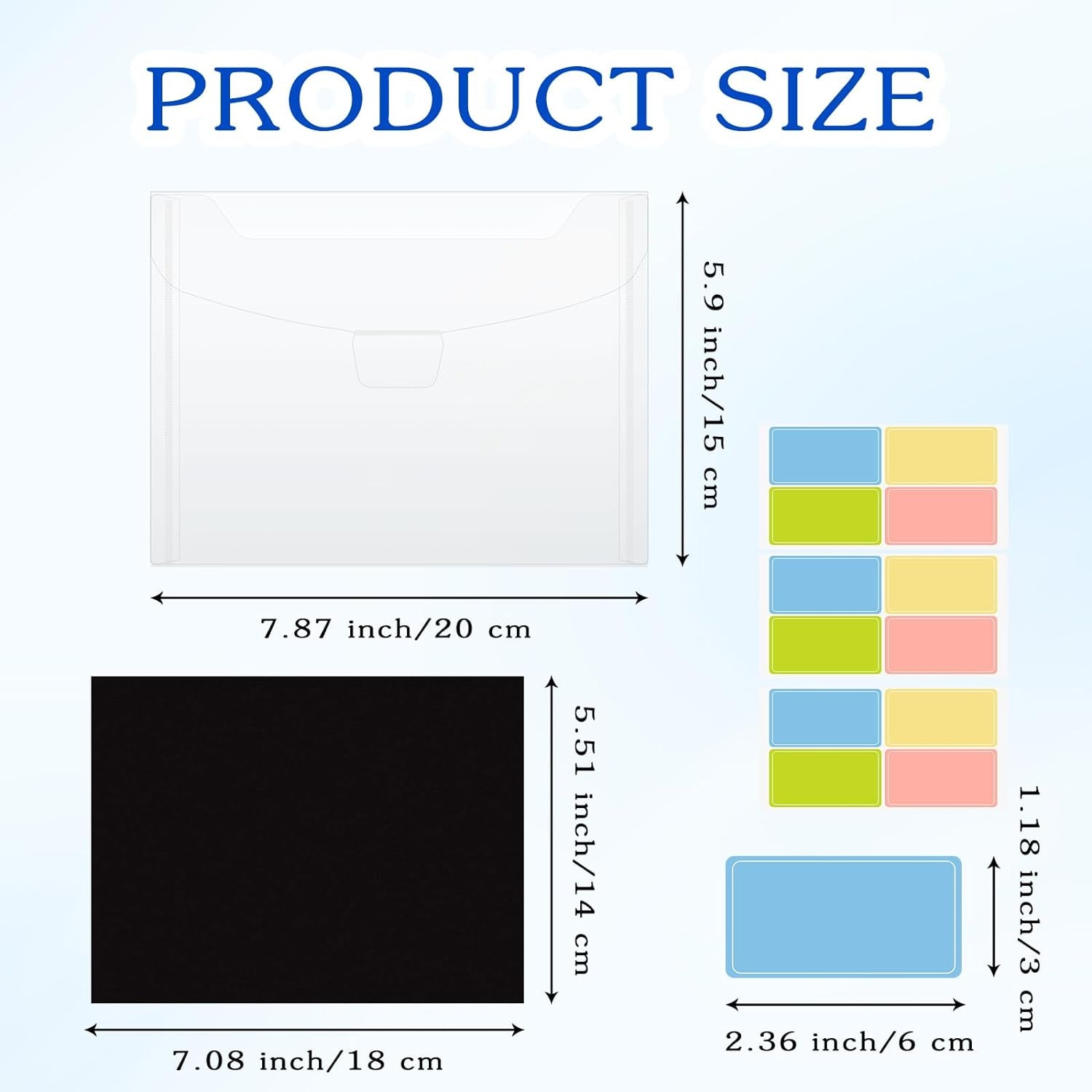 48PCS Die Cut Storage Set with Stamp and Die Storage Bags,Rubber Magnetic Sheets and Labels for Die Cut and DIY Scrapbooking Storage