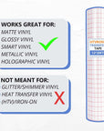 Transfer Tape for Vinyl -12" X 20 FT W/Red Alignment Grid Transfer Paper High Tack Vinyl Transfer Tape for Permanent Vinyl for Cricut Signs Stickers Decals Walls Doors & Windows