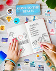 Fathers Day Stickers for Adults, 150Pcs Fathers Day Stickers Decals Decorations Bulk Gifts Set for Fathers Day Gift Cards Scrapbook Skateboard Laptop Water Bottle.