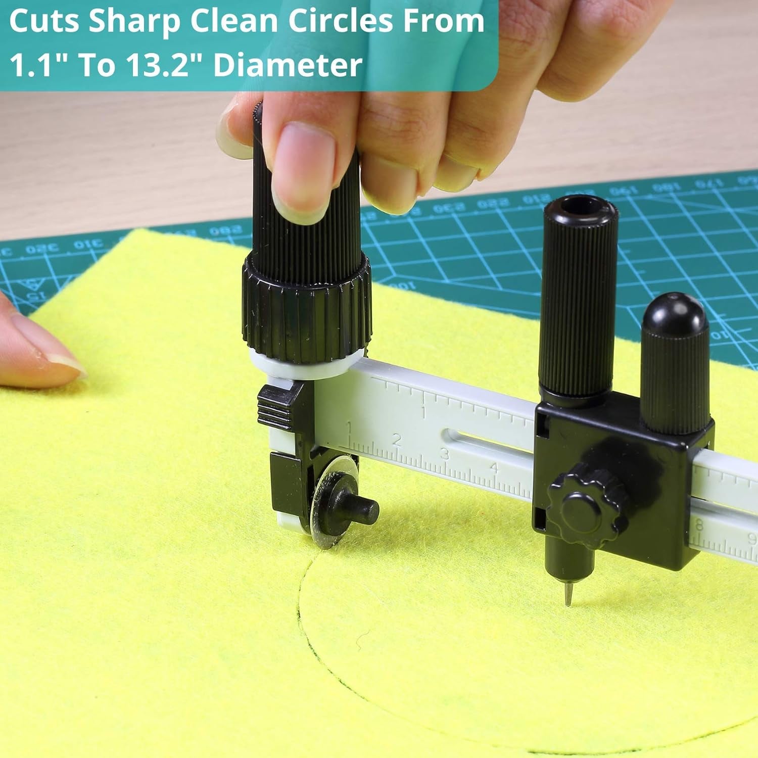 - Compass Circle Cutter, Rotary Circle Cutter, Circle Cutter, Circle Cutter for Paper Crafts, Compass Cutter, Fabric Circle Cutter, Circular Cutter, Cutting Compass