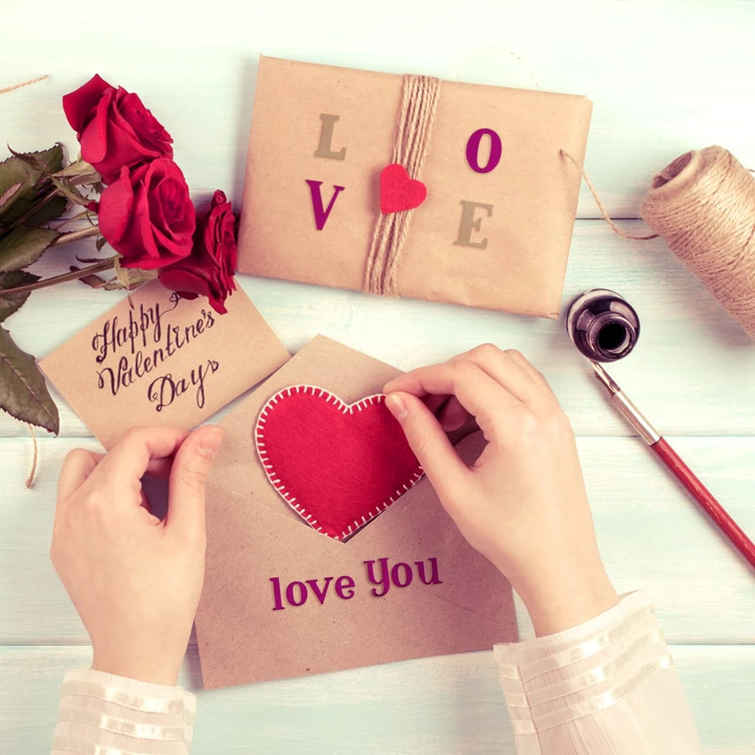 14 Sheets Letter Sticker- Colorful Alphabet Sticker Self Adhesive Vinyl Letter Stickers for DIY Scrapbooking Gifts Box Card Craft