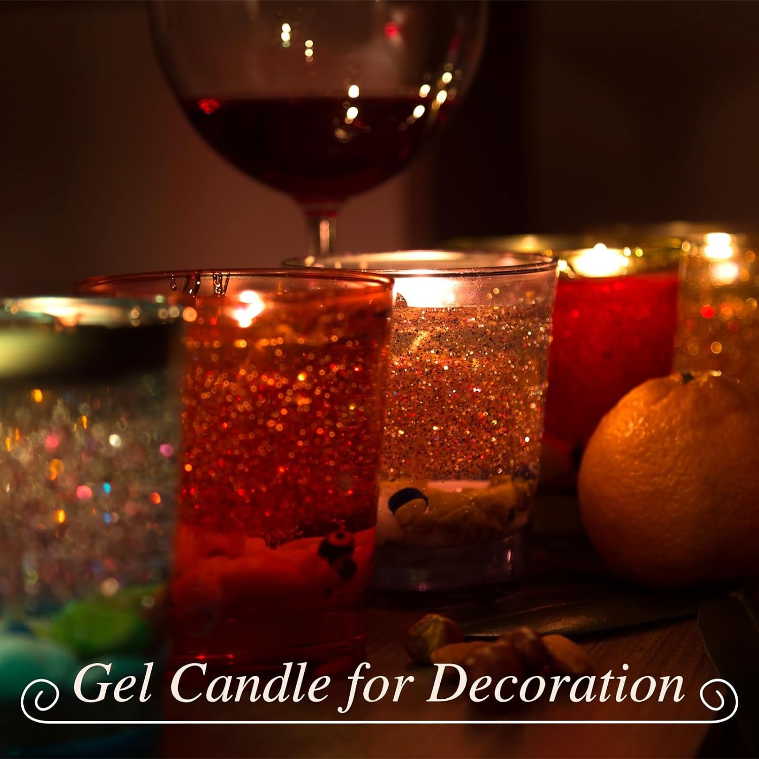 6 LB Gel Wax for Candle Making, Jelly Wax Melts Clear Candle Wax Gel Candle Wax Clear Wax with Candle Wick and Wooden Candle Wick Centering Device for or Candle Making Candles Supplies