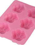 Silicone Molds for Dog Treats Soap Making and Chocolate, Animal Paws, 2 Pack