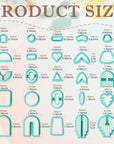 Polymer Clay Cutters Set, 25 Shapes Clay Earring Cutters with 145 Earrings Accessories for Polymer Clay Jewelry Making