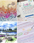 [12 Colors] 05 Micro, Fineliner Pen Set Ink, Fine Point Pen,Multi-Liner, Sketching, Anime,Artist Illustrating/Technical Drawing,Office Documents