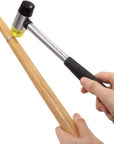 Jewelers Rubber Hammer Mallet with Wood Ring Mandrel Sizer Sizing Adjuster Ring Shaper Repair Tools Jewelry Making Kit