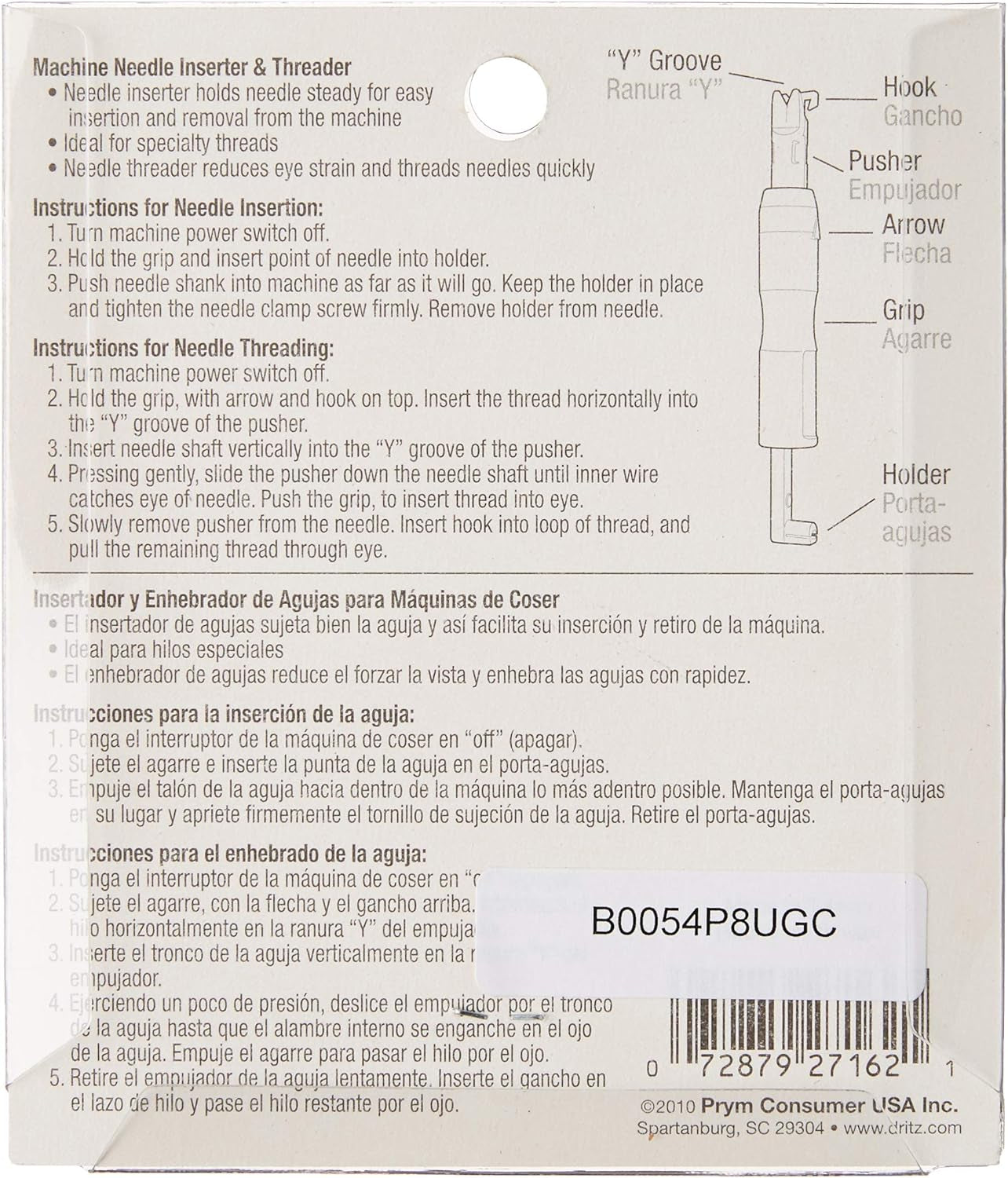 253 Machine Needle Inserter & Threader for Sewing