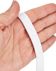 109 Yards White 1/2 Inch Elastic Band for Sewing Clothes, Stretch Knit Bands for DIY Arts and Crafts, Tailoring, Clothing Garment Repair, Kitting Supplies (0.5 Inches Wide)