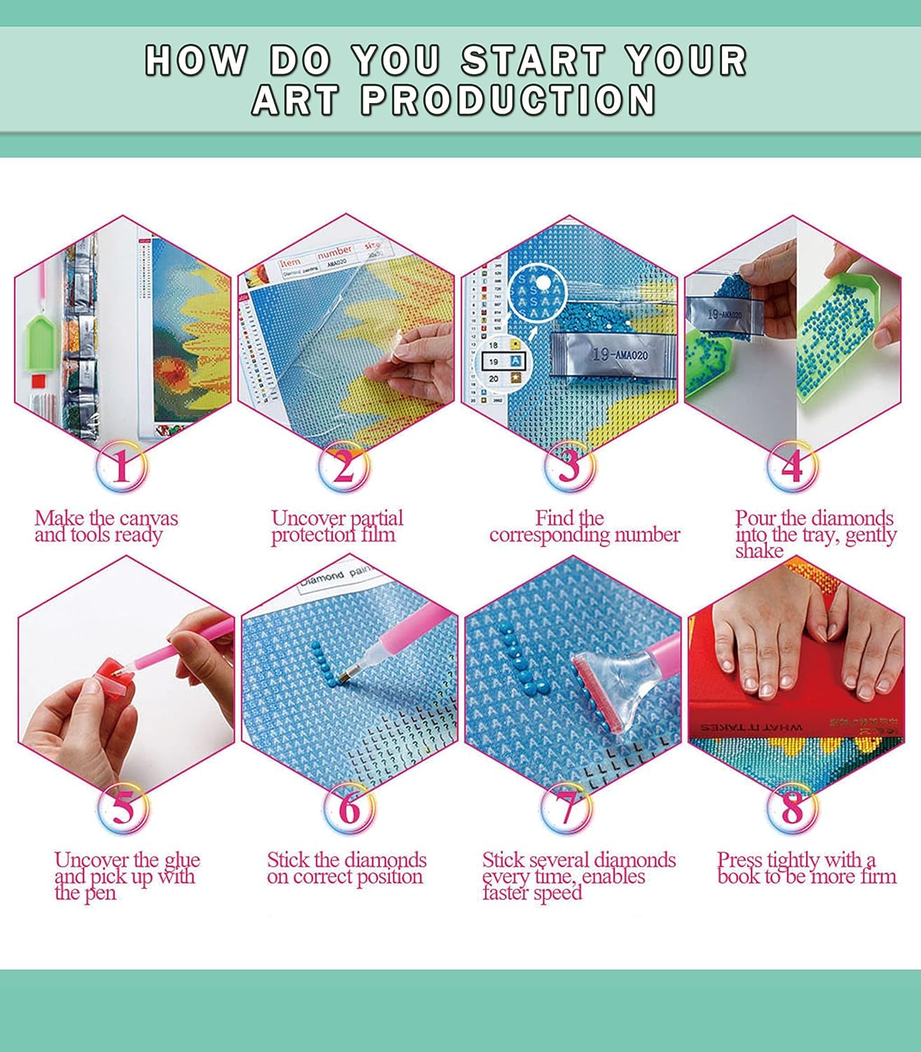 Diamond Painting Kits for Adults,Diamond Art Halloween HD Canvas DIY 5D Full Drill round Crystal Rhinestone Gem Arts Dots Diamonds Craft Paint for New Home Wall Decor - Season of the Witch 12 X 16 In