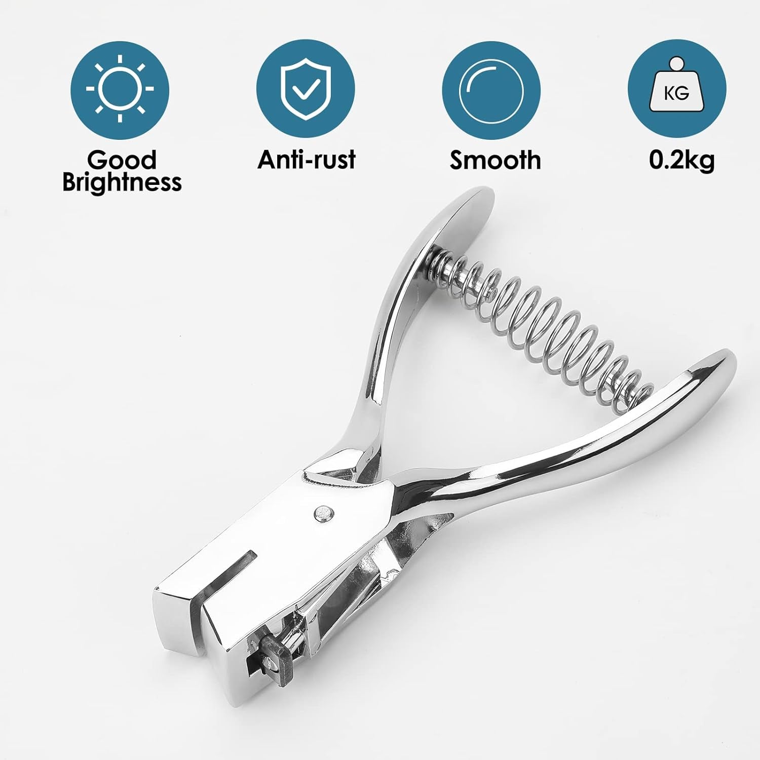 Hole Punch Slot Punch Badge Hole Punch for ID Cards,Hand Held,No Burrs Holes,One Slot Hole Puncher for ID Badges Hole Punch for Badge,Metal Hole Punch for ID Cards,Badge Holes,15Mm X 3Mm Hole