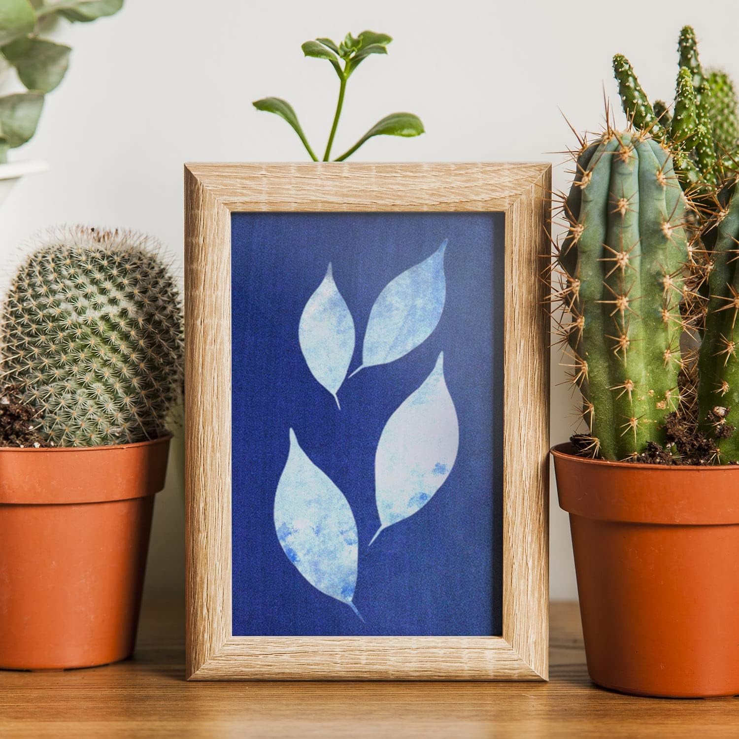 Sun Print Paper Kit, Cyanotype Paper, 30 Sheets Cyanotype Papers with 2 Sheet Acrylic Panel, High Sensitive Nature Sun/Solar Activated Sun Printing Art Paper for Flower Press Arts Crafts DIY Project