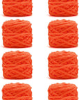 Blanket Yarn 3 Pack of 100G/3.5Oz - White Chenille Yarn 6 Super Bulky - Knitting, Crocheting & Crafts Chunky Yarn