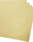 Cream Gold Metallic Paper Sheets 60 Pack Golden Foil Mirror Cardstock Shimmering Paper for Decorative, Weddings & Birthdays Invitations, Cardmaking & Paper Crafts Size 8.5" X 11"