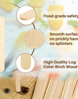 4.5" Craft Ice Cream/Popsicle Sticks/Natural Wood/Diy Projects- Pack of 210
