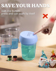 Upgraded Auto Resin Mixer, Hands-Free Easy Clean Epoxy Resin Mixer with Silicone Mixing Cup, Rechargeable Electric Epoxy Resin Mixer for 24Fl.Oz, for Epoxy Resin(Patented)