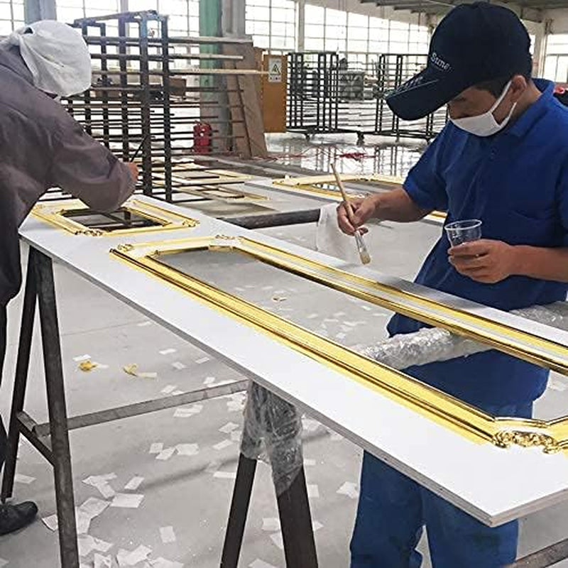 Gilding Adhesive, 100Ml Epoxy Resin Gold Leaf Adhesive for Professional Craft Use, Water Based Varnish for Protect the Surface of Gold Foil from Oxidating (Brush + Gloves as Gifts)