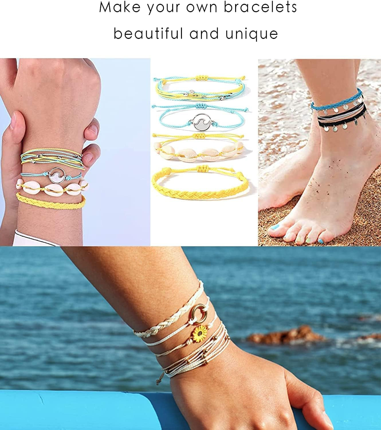 30 Colors 1Mm Waxed Polyester Cord Bracelet Cord Wax Coated Thread for Jewelry Making Waxed String for Bracelet Making 22.5M for Each Color