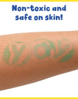Washable Stamp Pad - Green - Non-Toxic - Fade Resistant - Perfect for Scrapbooks, Posters and Cards
