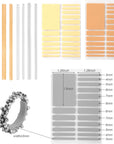 65Pcs Invisible Ring Size Adjuster Set, Jewelry Adjusters Spring Ring Sizer Guard Spiral Ring Tightener Fit Wide Rings Invisible Ring Sizer Adjuster for Loose Rings Golden Silver