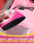 Mini Iron for Crafting - Small Iron for Crafts Small Travel Iron Mini Heat Press Iron Mini Iron for Clothes Mini Craft Iron Small Iron for Clothes - Mini Steam Iron for Clothes with Charging Base