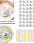 230 PCS Wooden Candle Wicks for Candle Making 0.5Mm Natural Candle Wood Wicks Wick Stickers Wick Clips Candle Cores Kit for DIY Candle Making Craft