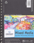 Artist Series Mixed Media Paper, Wirebound Pad, 5.5X8.5 Inches, 30 Sheets (138Lb/224G) - Artist Paper for Adults and Students - Watercolor, Gouache, Graphite, Ink, Pencil, Marker