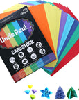 Colored Cardstock - 8.5 X 11 Inch / 70 Sheets / 7 Colors Paper 65Ib 180G UAP01