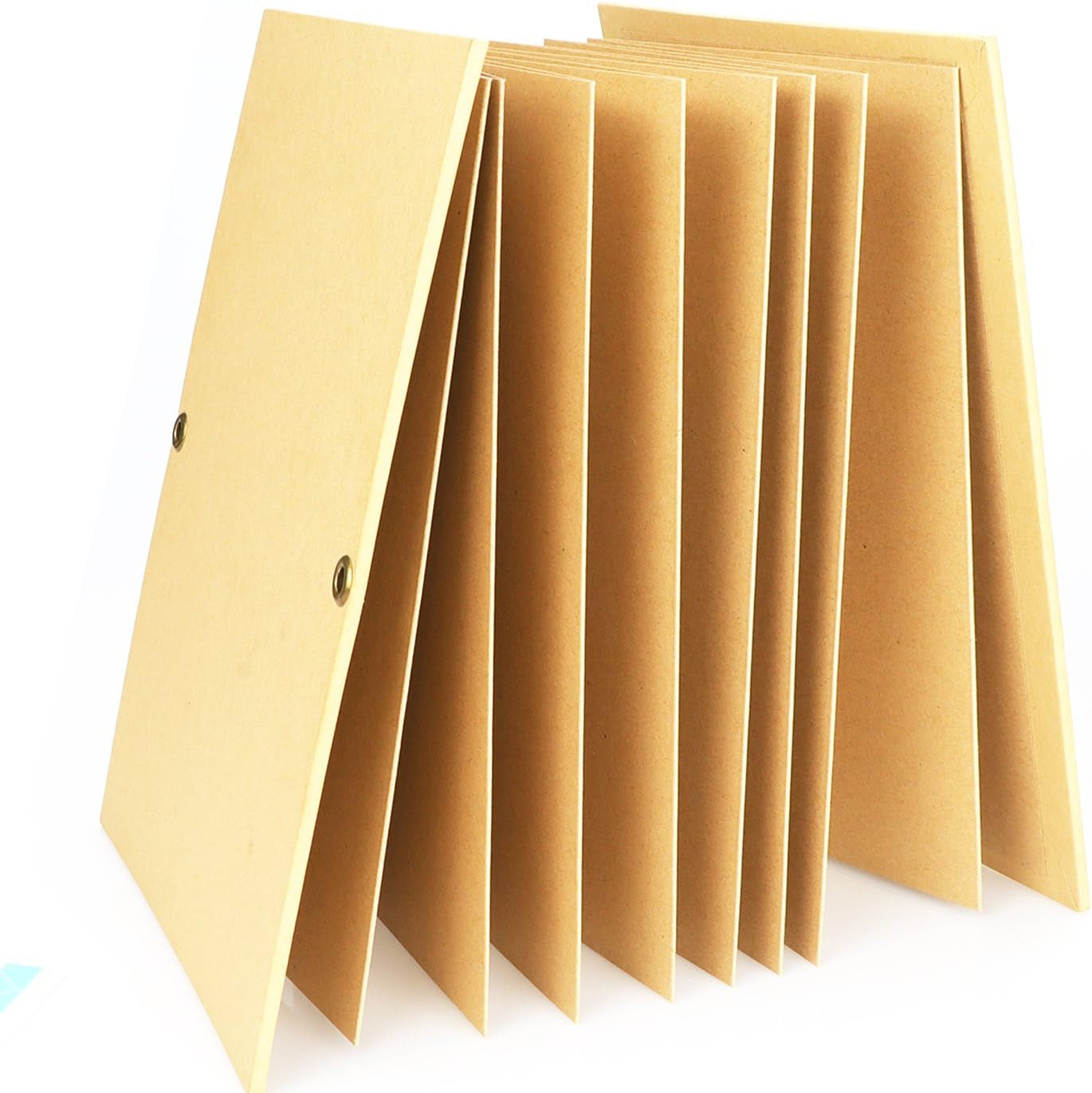 Scrapbook Albums, 6 X 8 Inches DIY Photos Collection by LUNIQI, Accordion Stretchable Folding Kraft Paper for Wedding Anniversary, Valentines Day, Love Memory
