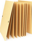 Scrapbook Albums, 6 X 8 Inches DIY Photos Collection by LUNIQI, Accordion Stretchable Folding Kraft Paper for Wedding Anniversary, Valentines Day, Love Memory