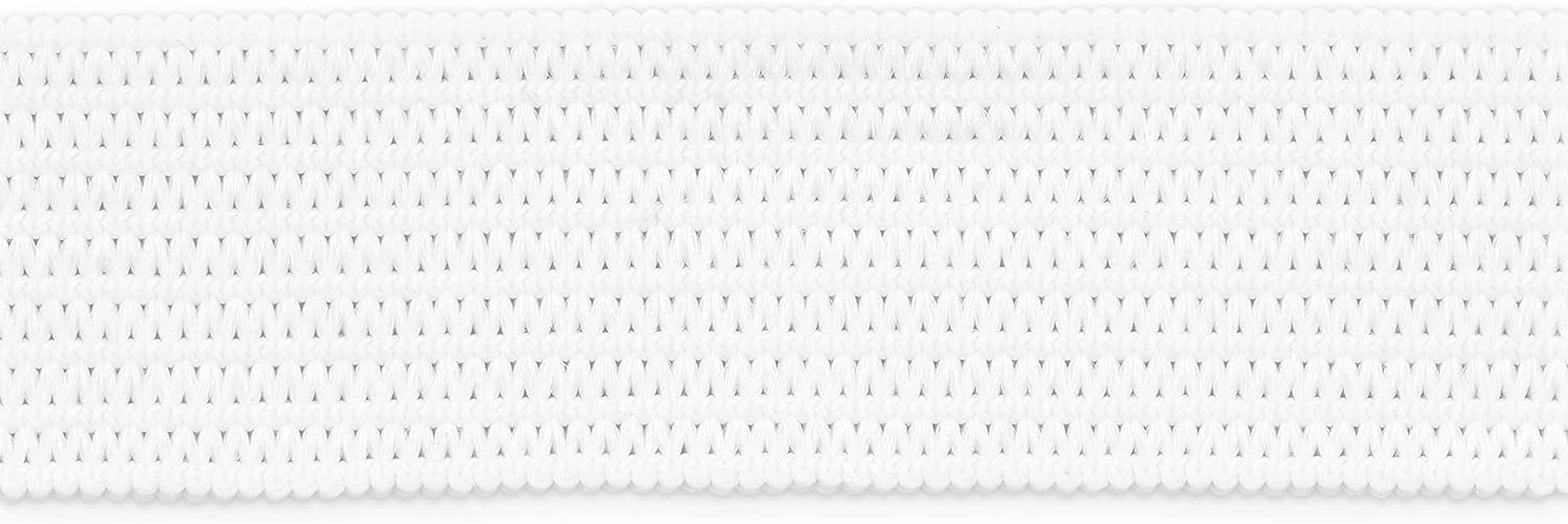 Knit X, White Elastic, 1/2-Inch by 3-Yard