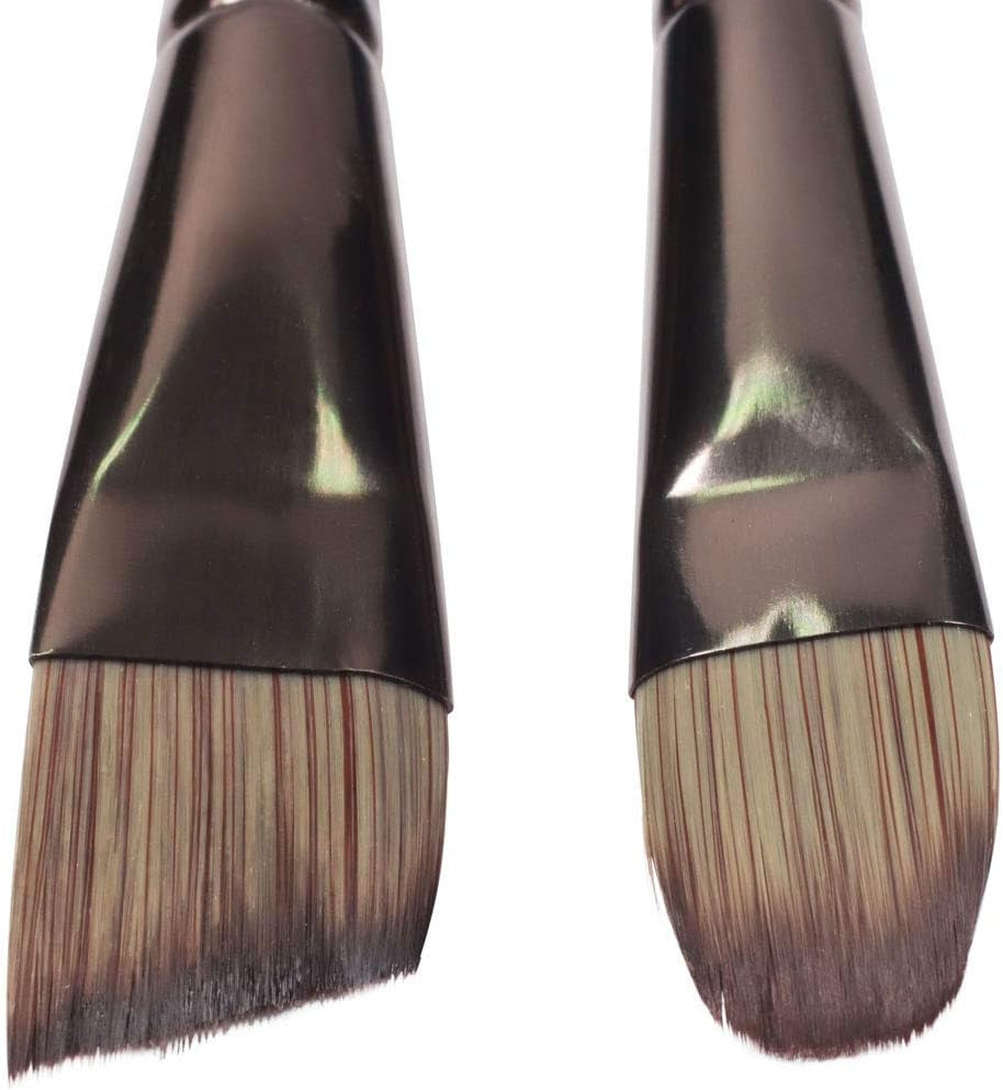 Premium Paint Brush Set 15 Piece, Includes 15 Different Brushes in a Roll Case with Magnetic Closure, Suitable for Watercolour, Acrylic and Oil Painting