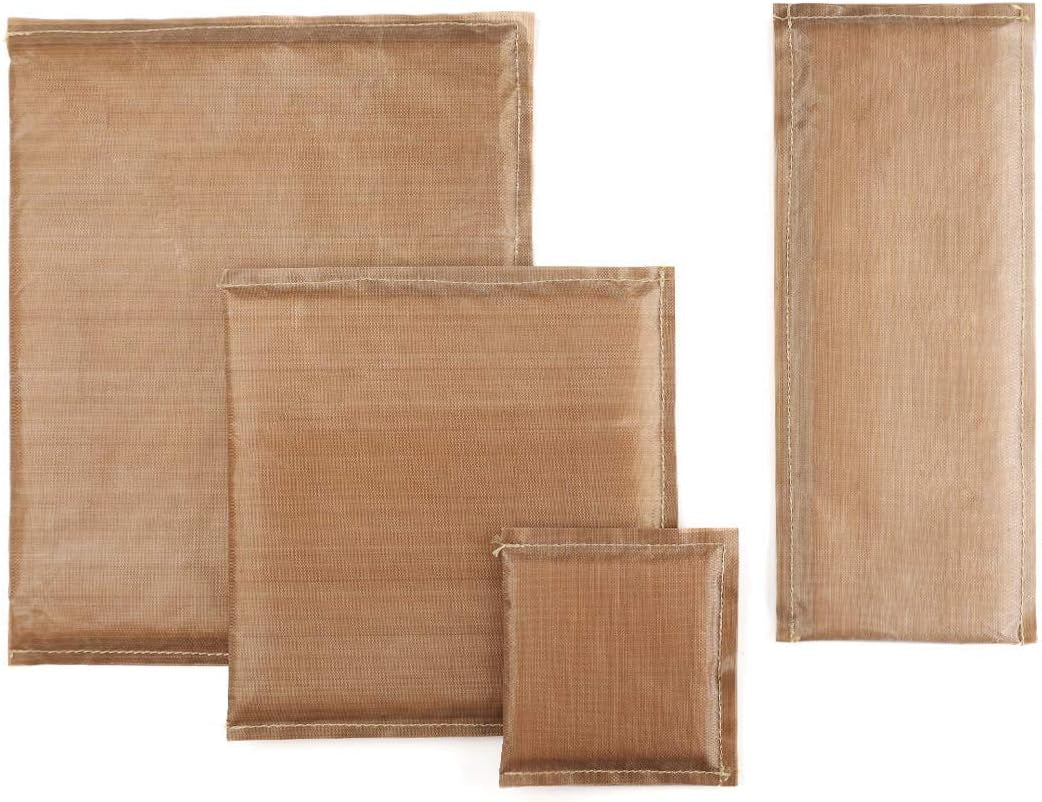 Heat Press Pillow Heat Pressing Transfer Pillow, Teflon Heat Resistant Pressing Pillows for Screen Print and Heat Pressing Shirts (4 Pack 4 Sizes)