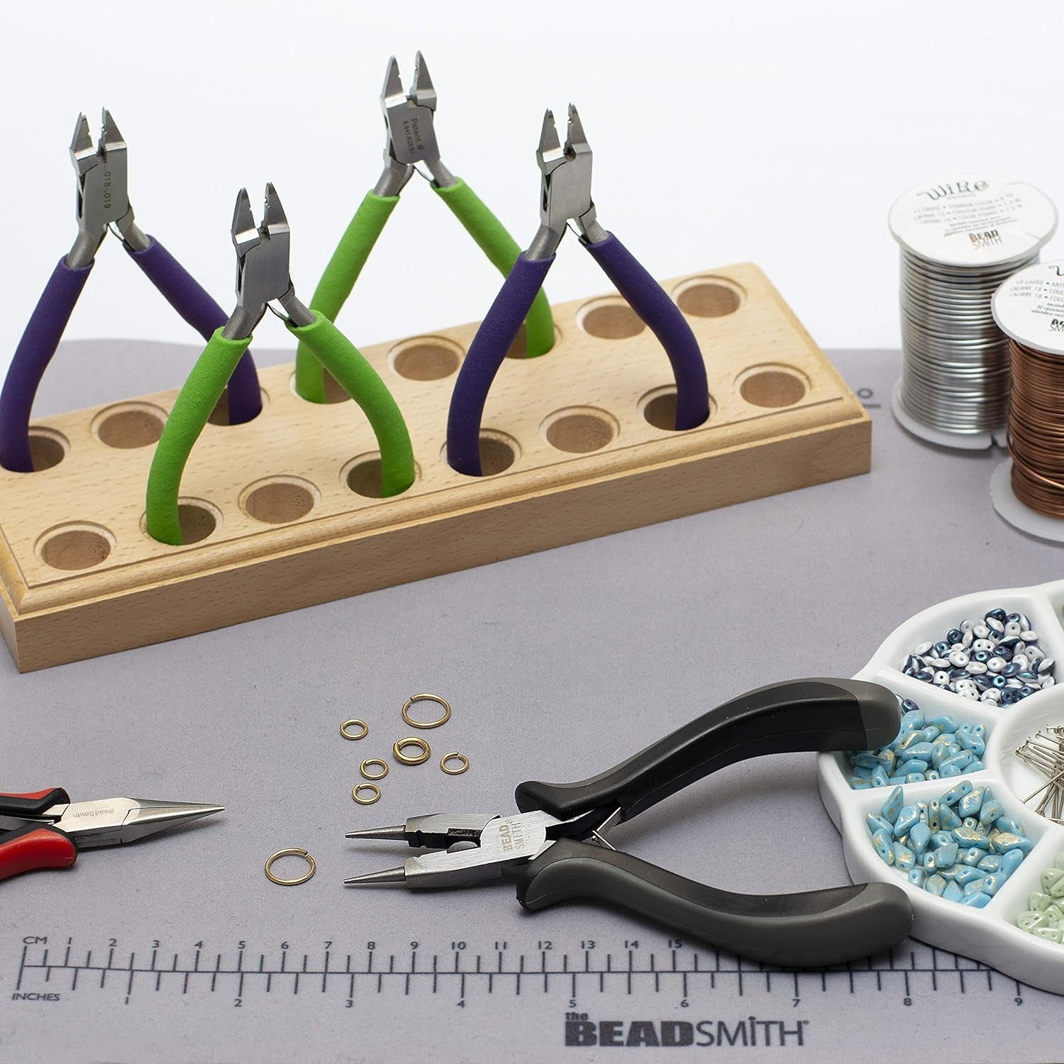 4-In-1 All-Purpose Pliers for Cutting and Flattening Wire, Jewelry Making Tool