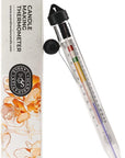 Thermometer for Candle Making - Candle Thermometer with Clip and Easy-To-Read Temperature Zones for DIY Candle Making