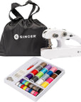 Stitch Quick + (Two Thread) Hand Held Mending Machine, White (01774)