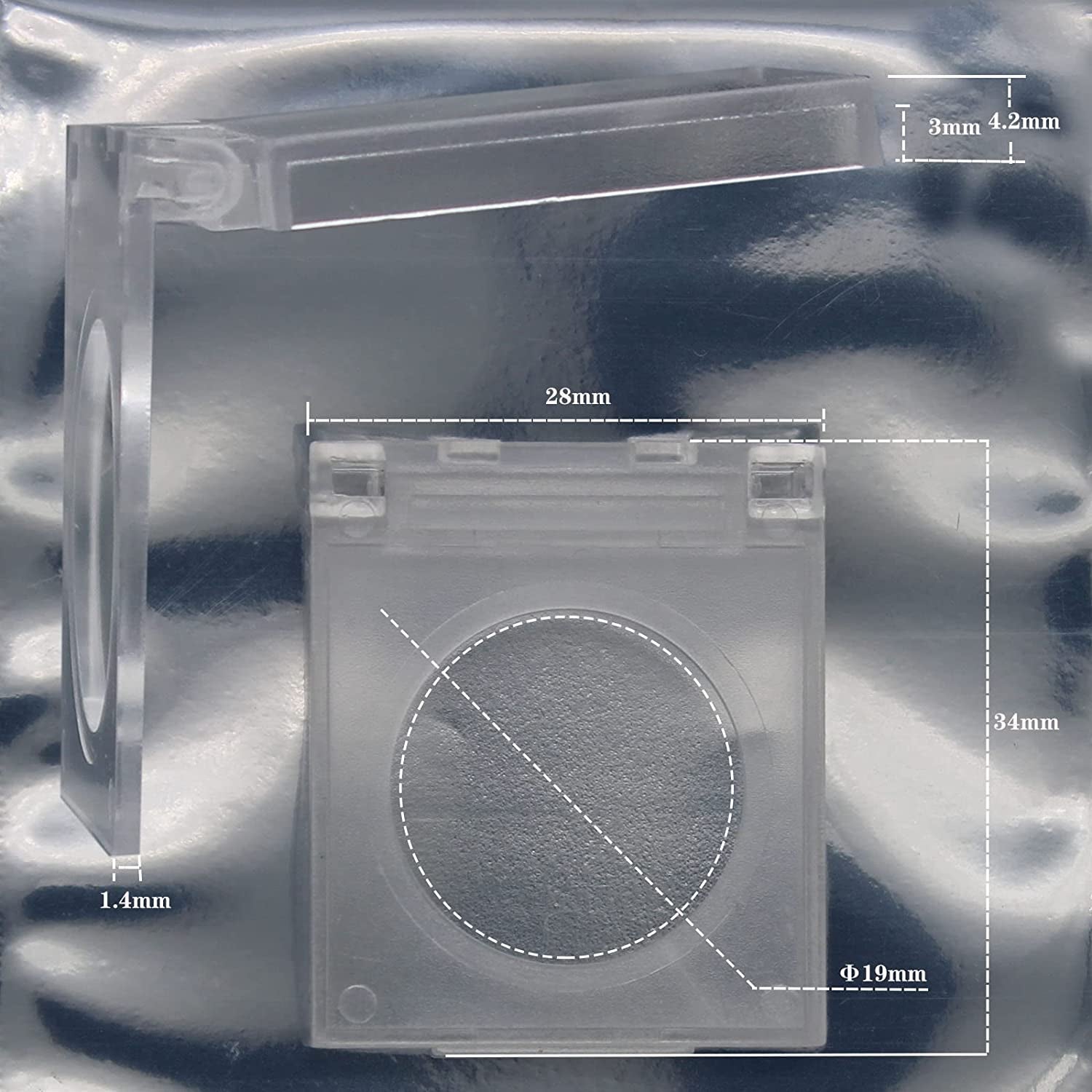 2PCS Diamond Painting Accessories Light Pad Switch Cover, Diamond Art Light Pad Touch Button Protector Cover for Light Pad, Light Table, Lightbox for Tracing, Light Board