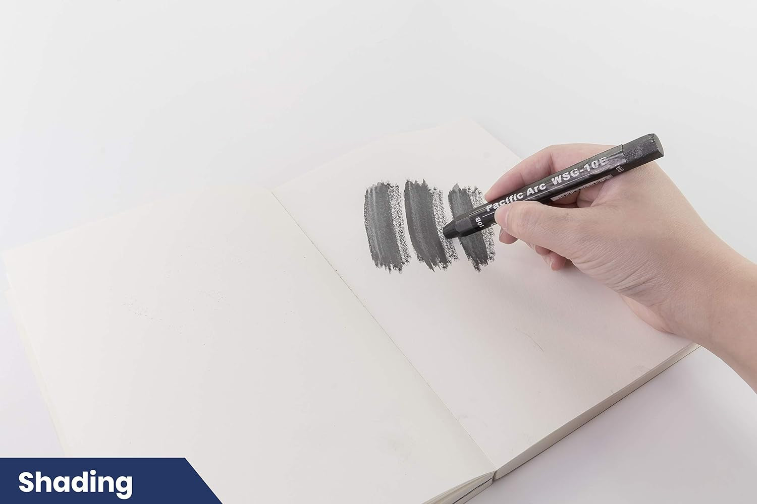 Jumbo Water Soluble Graphite Sticks Set of 3, Soft 12B, 10B, 8B