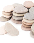 [About 98 PCS - 103 PCS](18.1 Pounds) Painting Rocks,2.23"-3.68" River Rocks,Flat Stones