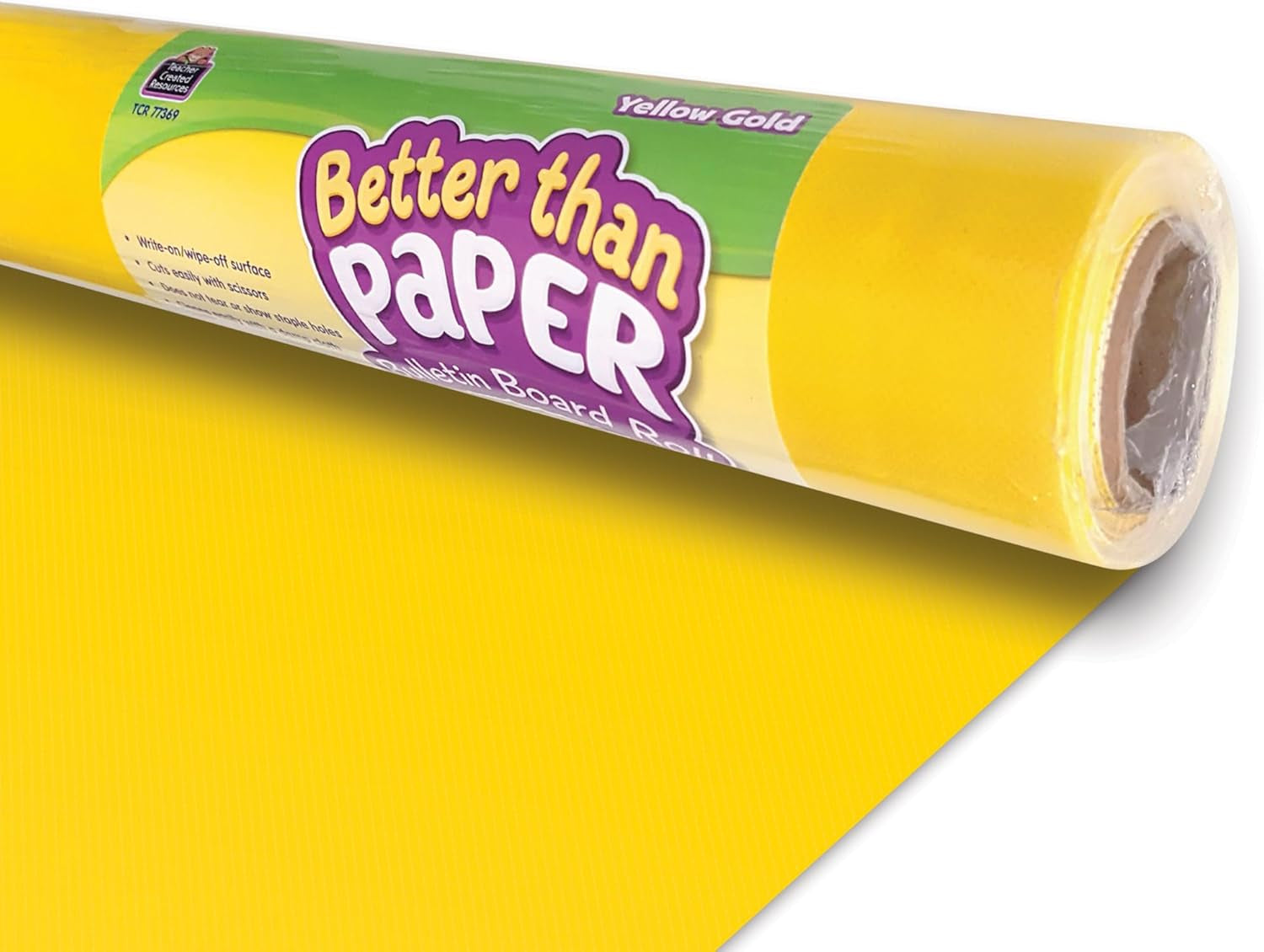 Yellow Gold Better than Paper Bulletin Board Roll