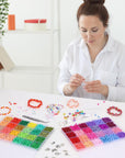 4320Pcs 72 Colors, 5Mm Glass Seed Beads for Bracelet Making Kit, Small Beads for Jewelry Making with Letter Beads for Crafts Gifts