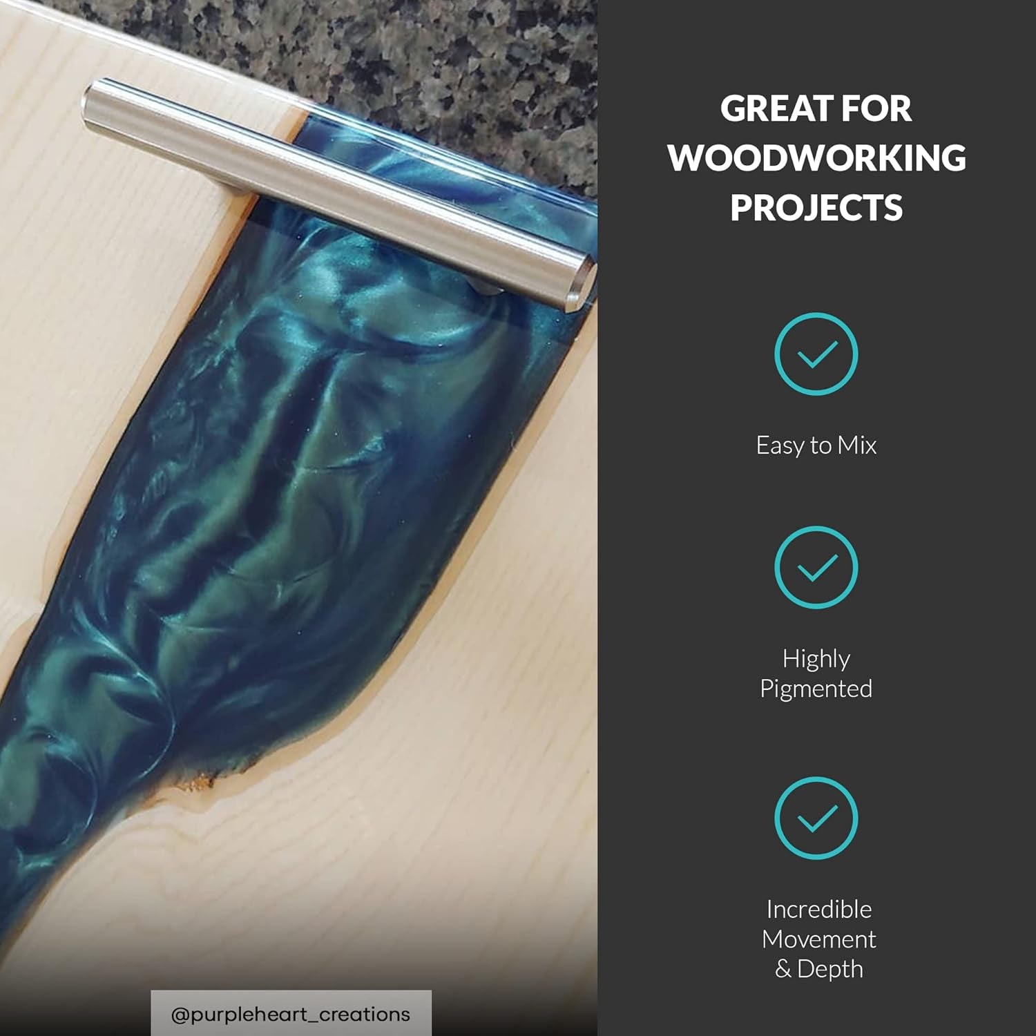 Mermaid Dust Epoxy Resin Color Pigment - 50 Grams - Great for Resin Art, Epoxy Resin, and UV Resin- Mica Powder for Epoxy Resin