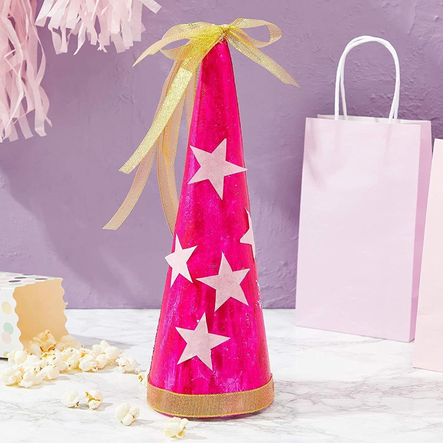 4 Pack Craft Foam - Foam Cones for Crafts, Trees, Holiday Gnomes, Christmas Decorations, DIY Art Projects (13.5X5.5 In)