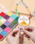 SHAPPIE Bracelet Making Kit with 18,500 Pcs & 120 Colorful Clay Beads – Heishi Beads for Necklace, DIY Bracelets & Earrings