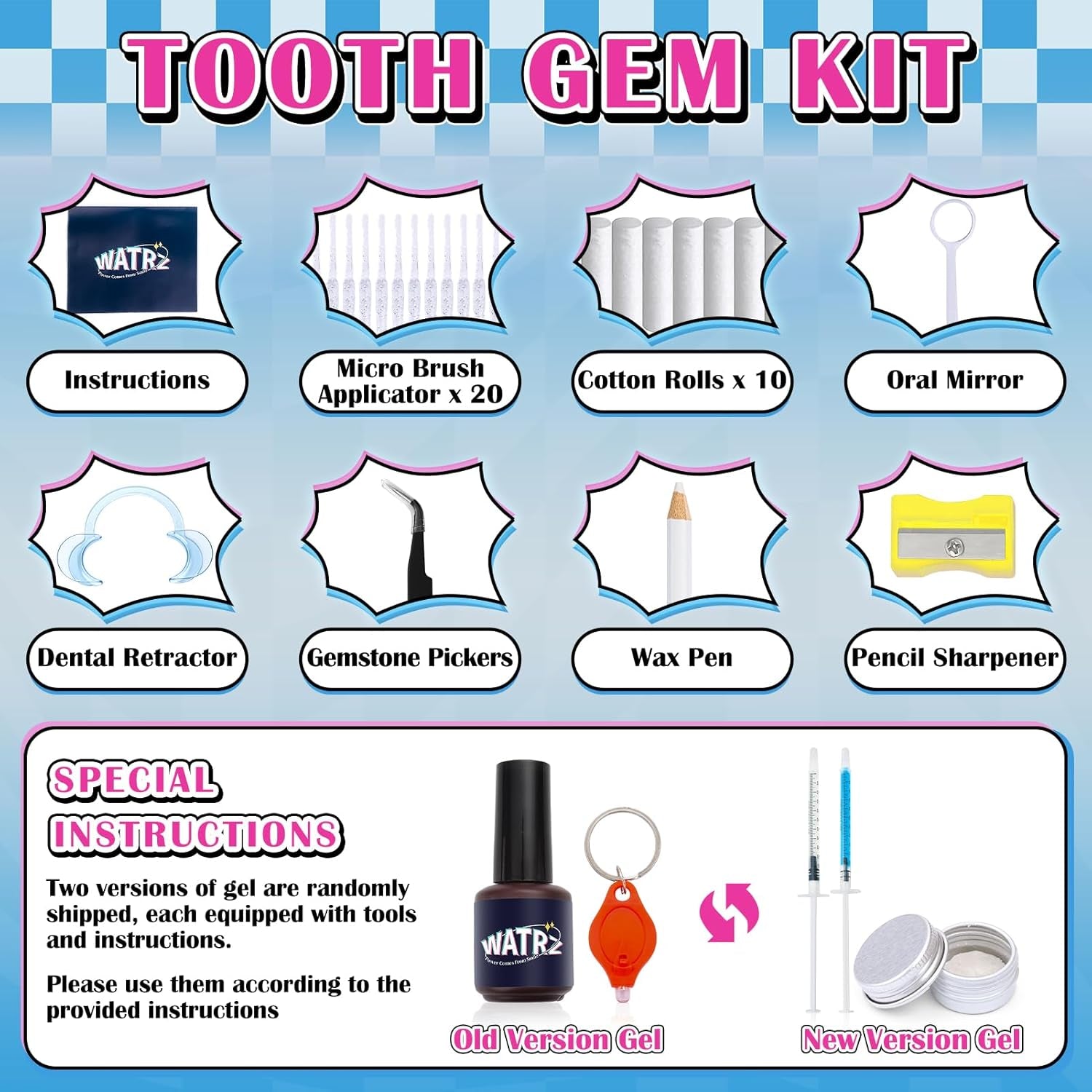 380 Pcs Teeth Gem Kit,Tooth Diamonds Gems Kit for Teeth DIY Crystals Teeth Jewelry Kit for Girls Y2K Crystal AB Rhinestones Butterfly Love Star Multiple Styles for Boys Harmless Fashionable