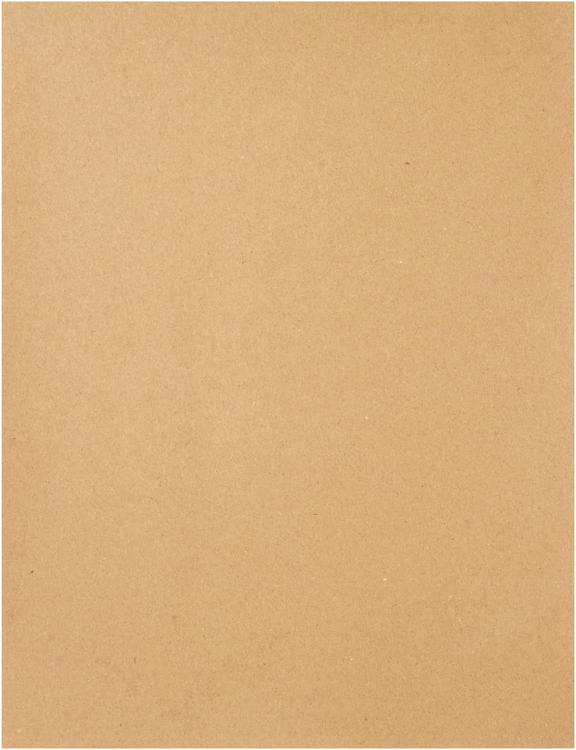 200 Pack Brown Craft Paper for DIY Projects, Classroom, Letter Size Kraft Paper Material Sheets, 130Gsm (8.5 X 11 In)