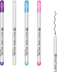 Fabric Marking Pens, 4 Color Water Soluble Ink for Quilting, Dressmaking, Sewing Marking & Tracing Tools (4-Pack)