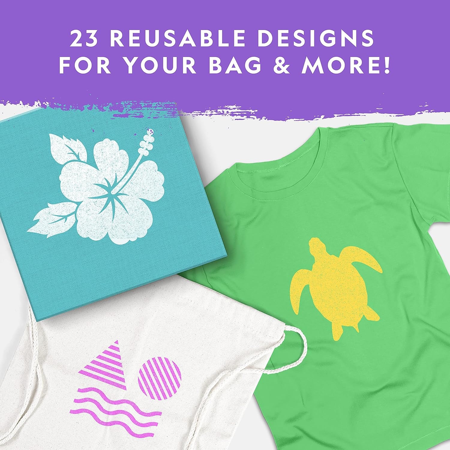 NATIONAL GEOGRAPHIC Kids Screen Printing Kit - Arts and Crafts Silk Screen Printing Kit with Fabric Paint, Frame, Stencils & Squeegee plus Drawstring Bag & More, Screen Print, Silkscreening Kit