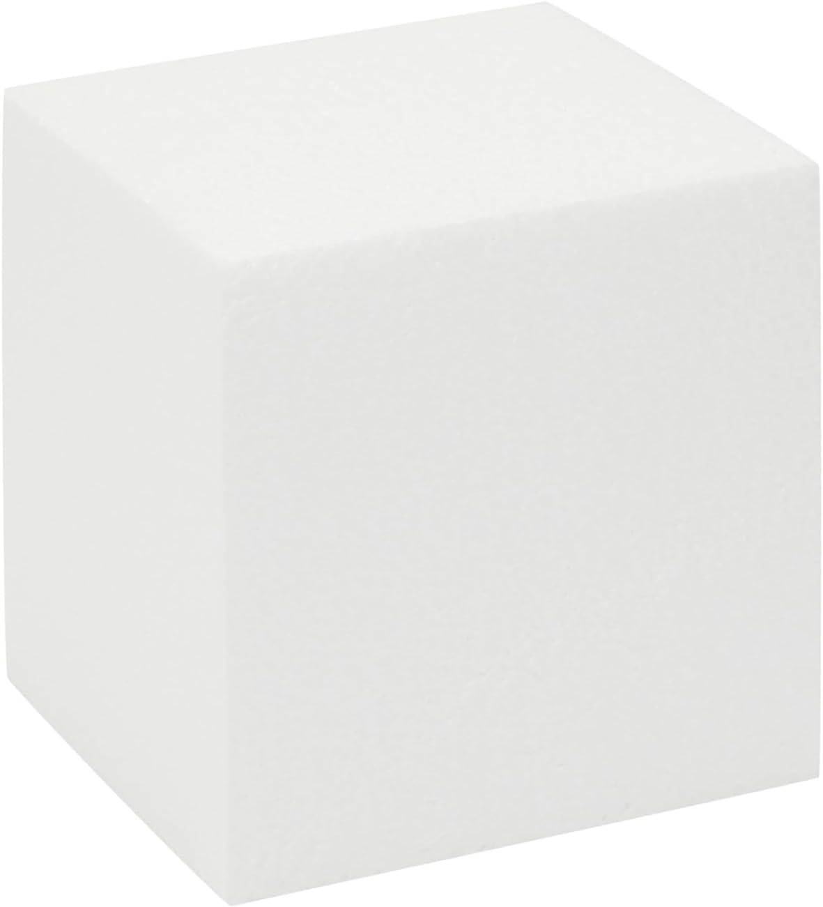 6 Pack Foam Cube Squares for Crafts - Polystyrene Blocks for DIY, Floral Arrangements, Arts Supplies (4 X 4 X 4 In, White)
