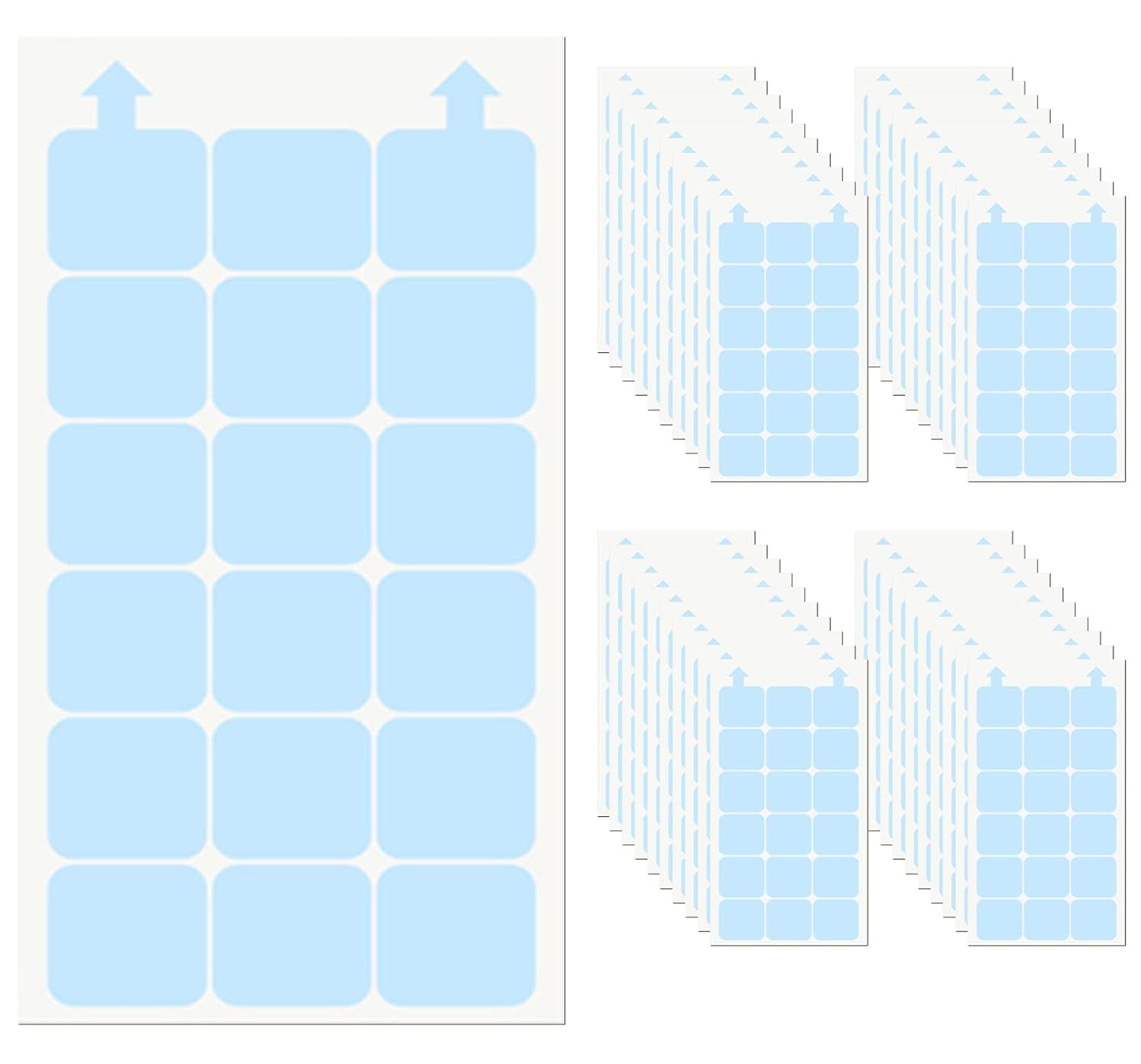 40 Pack Replacement Glue Boards for Dynatrap DT3009, Indoor Glue Boards Refill Sticky Cards for Dynatrap DT3009 DT3019 DT3039